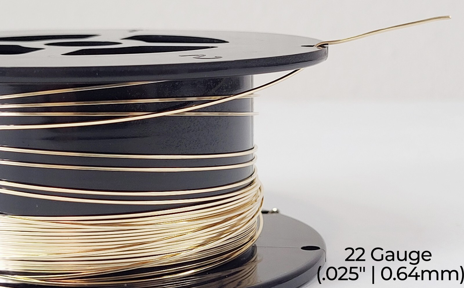 14/20 Yellow Gold-Filled Wire | Square | Half Hard | 16-24 Gauge | 1-10 Ft | USA