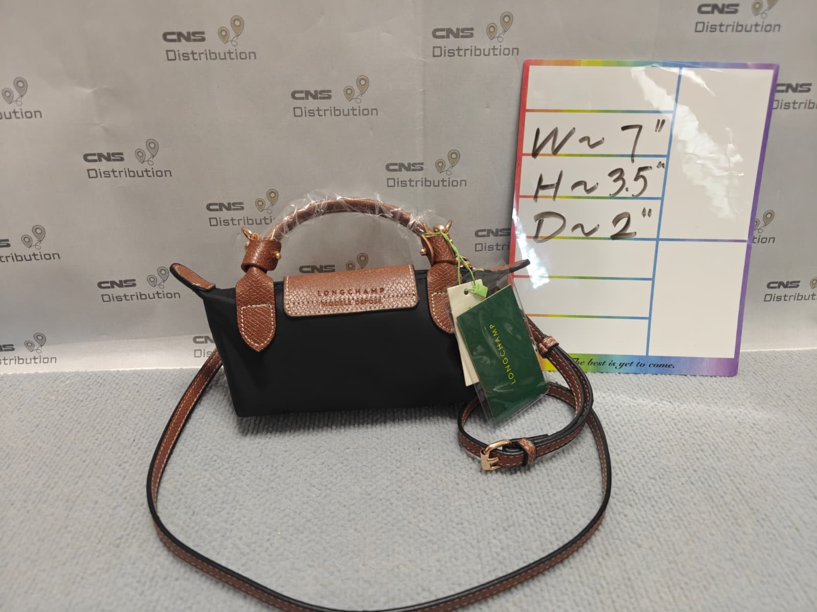 NEW US STOCK & SHIP LongChamp cosmedic bag (black) LPW