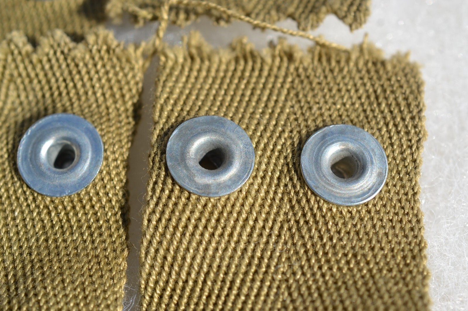 US ARMY M-1 HELMET LINER NAPE STRAP GEM DANDY INC. MAKER STAMP