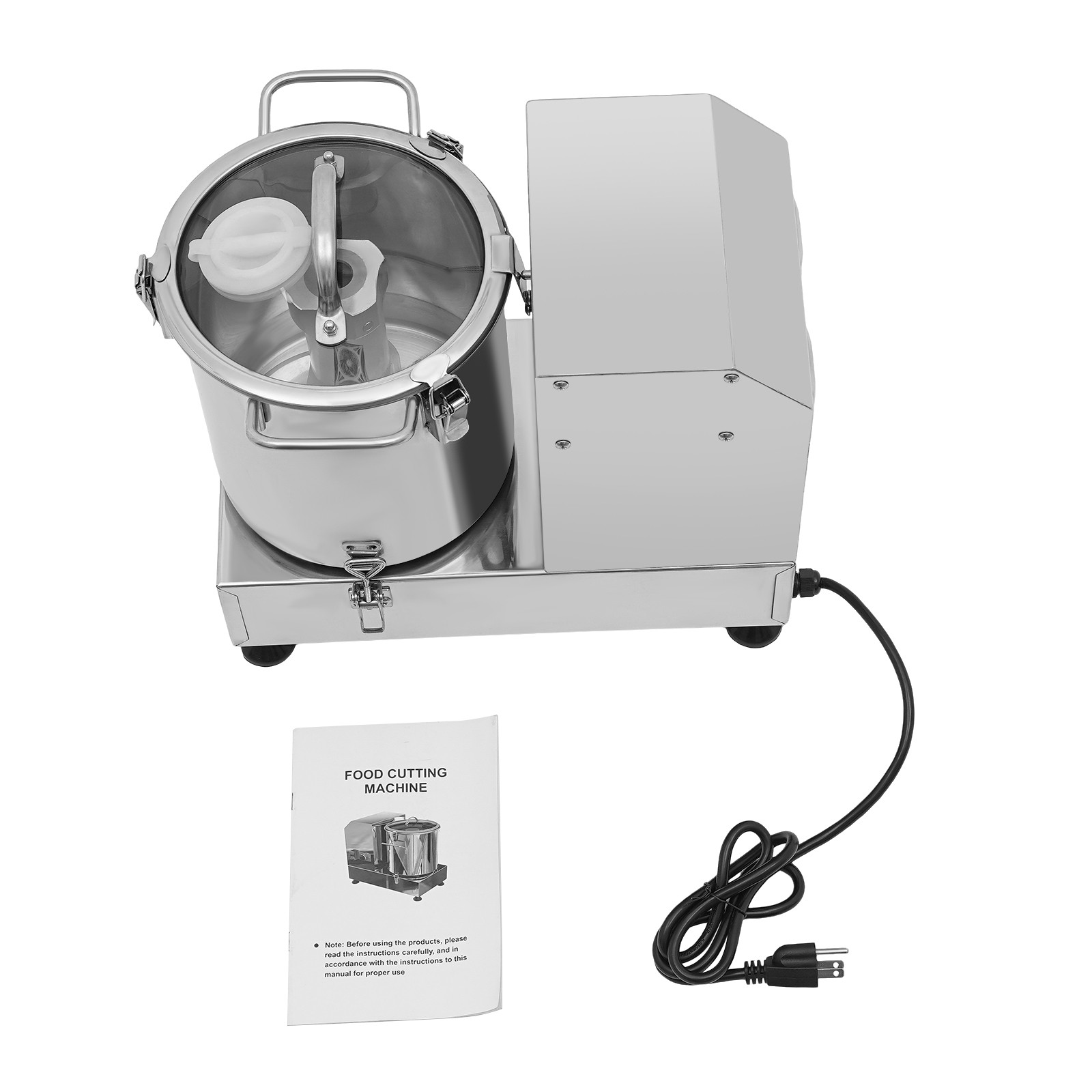6L Commercial Food Processor 1200W Stainless Steel Vegetable Meat Chopper