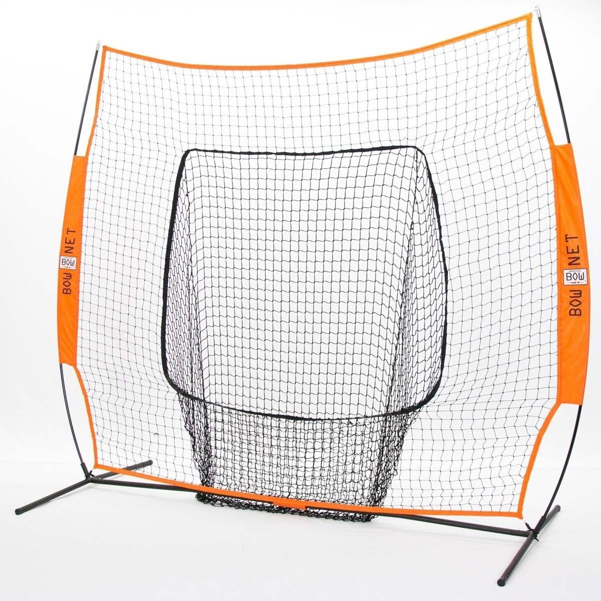 BOWNET Big Mouth  7'x7' Baseball /  Softball Soft Toss Net