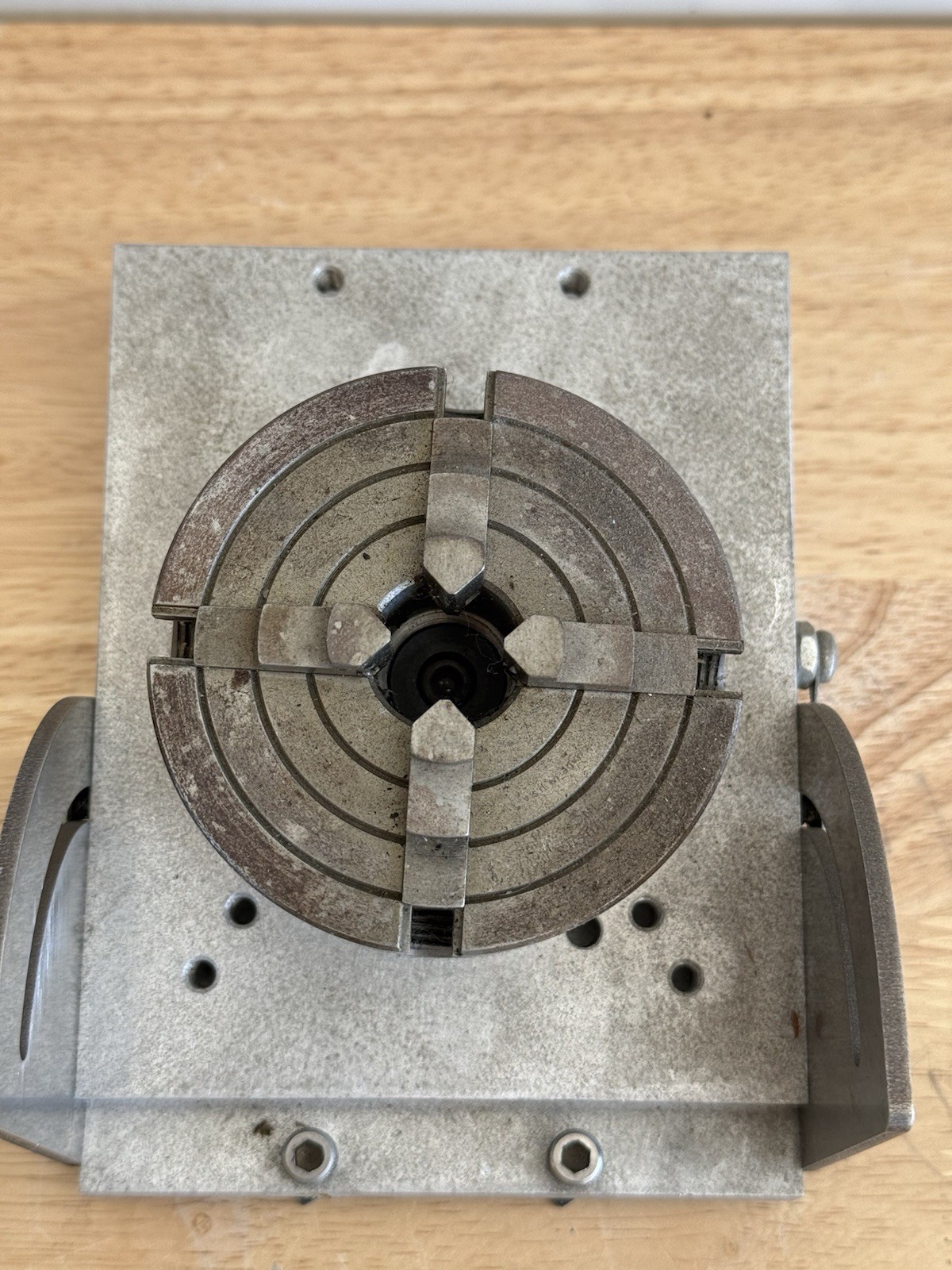 Sherline 3750 Tilting Angle Table Sine Plate for Milling Vise With 4 Jaw Chuck