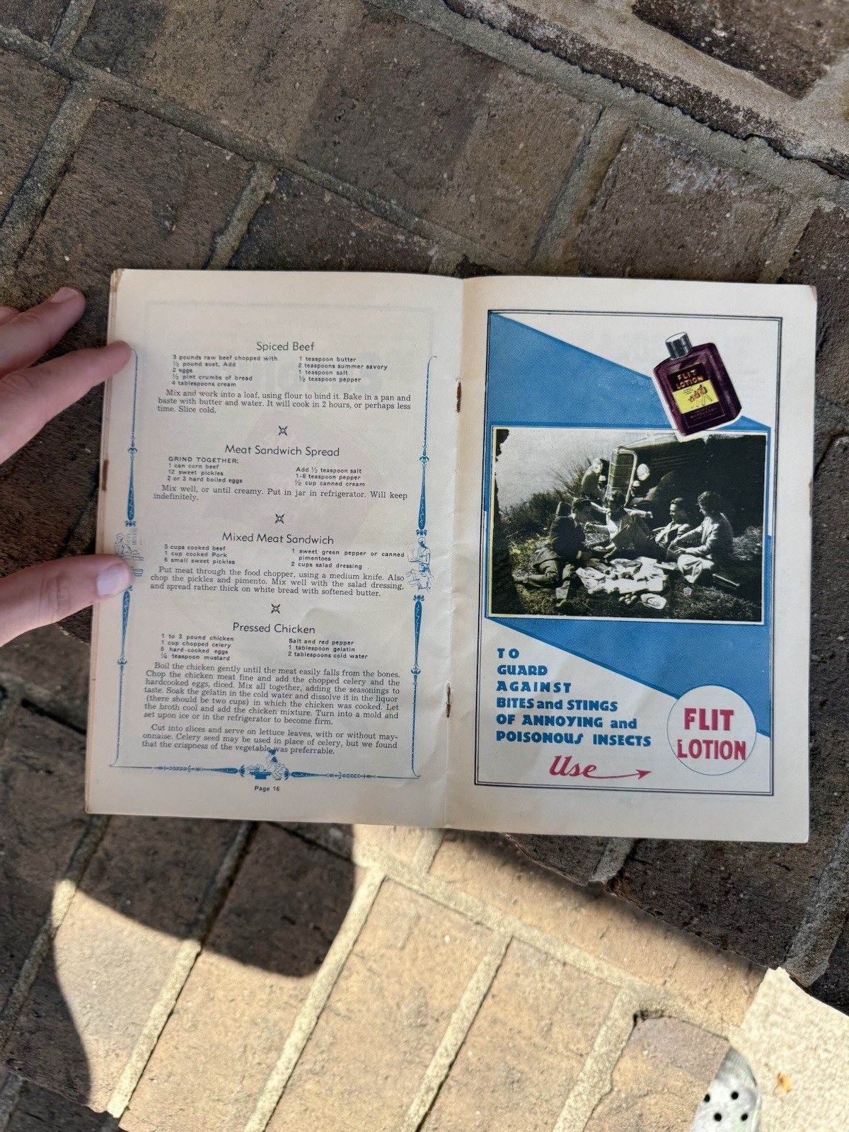 Vintage Esso Advertising Cook Book Gas And Oil 1950s Scranton Pa Advertising Gas