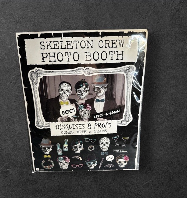 Talking Tables Halloween Skeleton Crew Photo Booth | Paper, 22 Disguises & Props