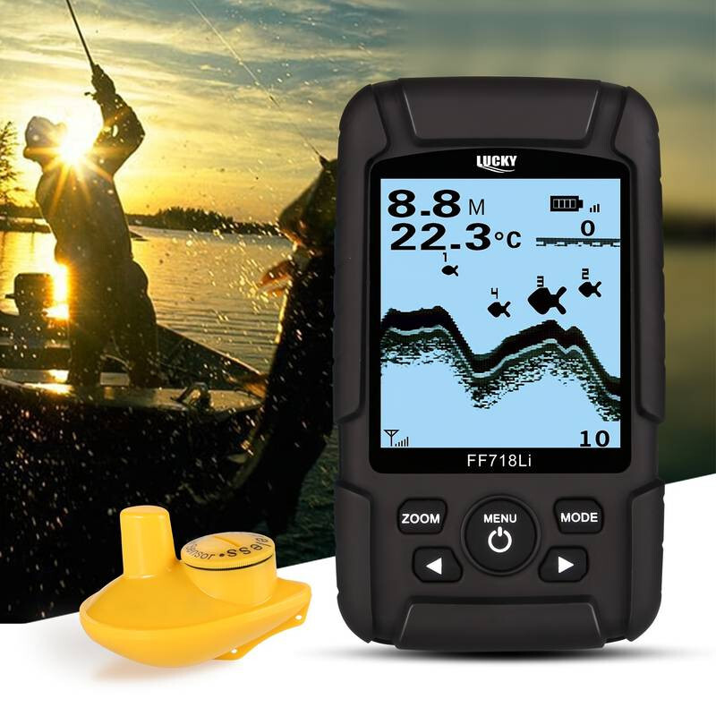 Wireless Fish Finder - 180 Metre Range, Sonar, Depth, Features, temp. Castable
