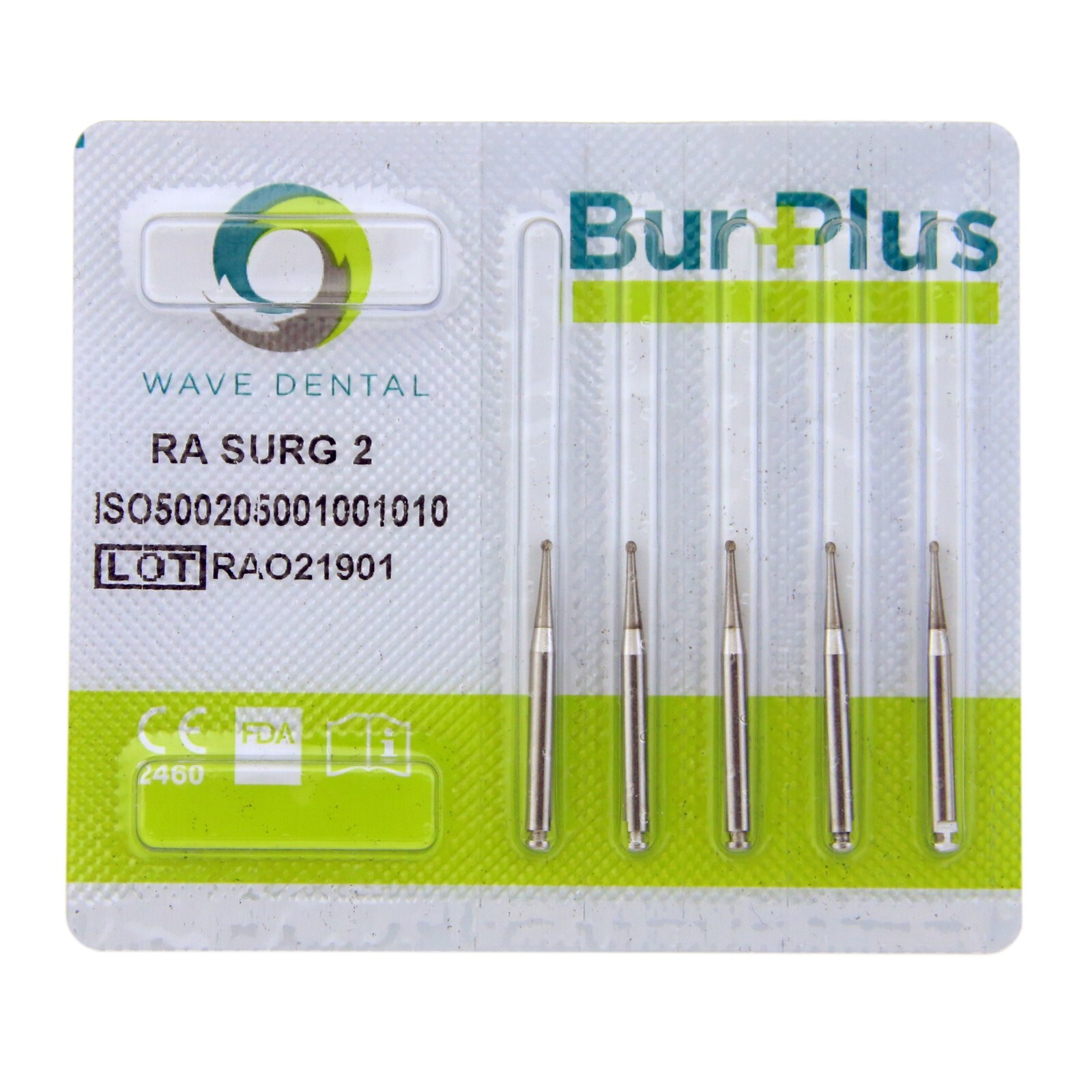 Wave Dental Carbide Round Burs Surgical Length Latch Burs Low Speed LA RA 2 4 6