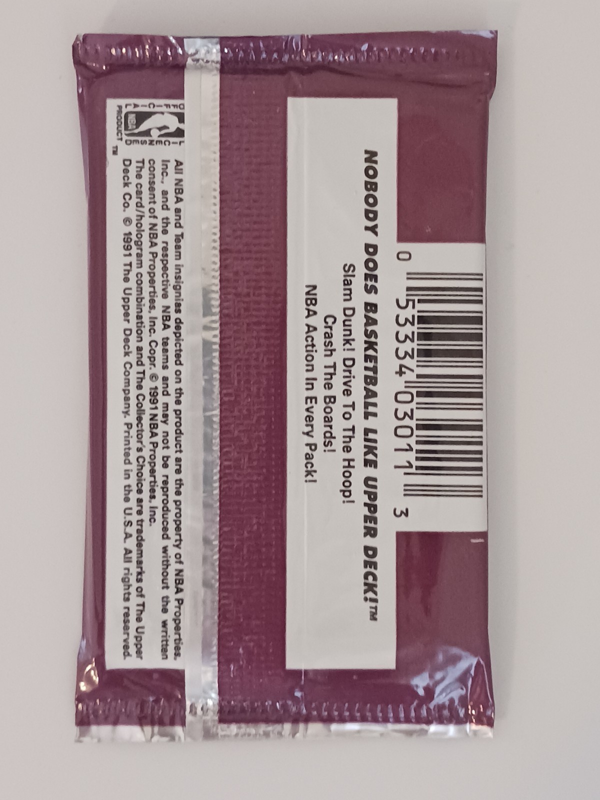 1991-92 Upper Deck Basketball Pack Inaugural Edition Factory Sealed Jordan Holos