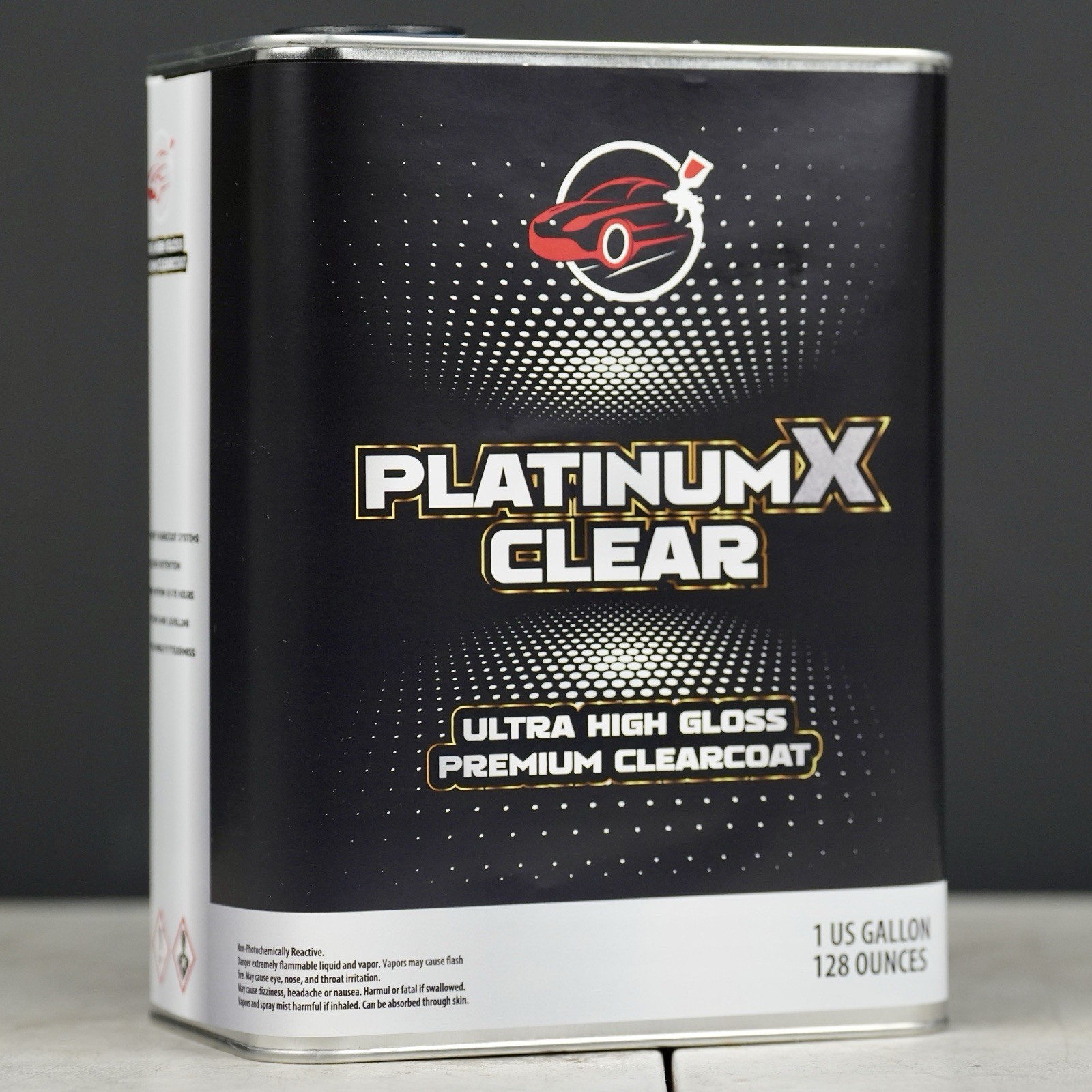 PlatinumX Clear Coat Gallon Kit 4:1 High Ultra Gloss Automotive Clearcoat