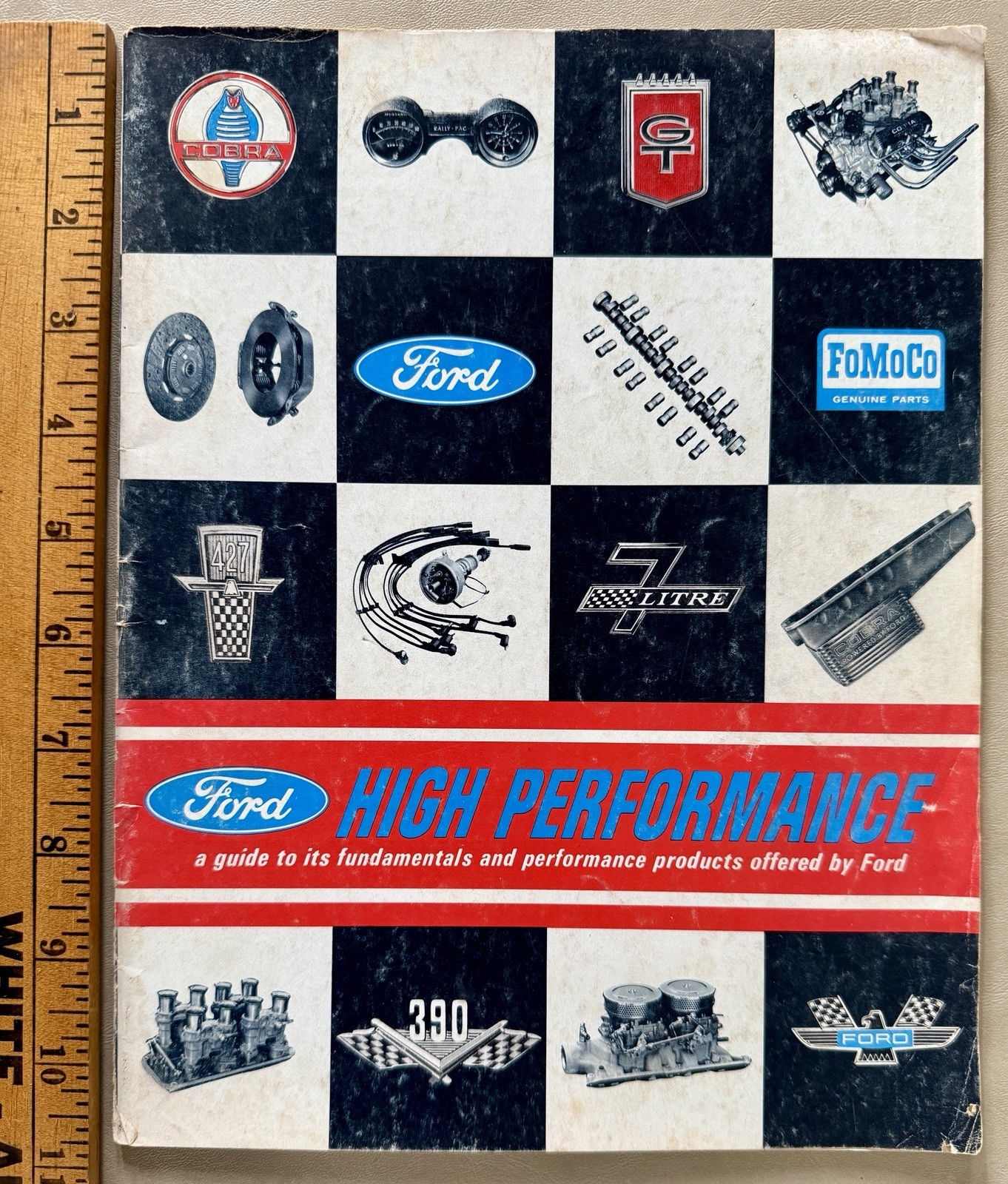 Ford High Performance Parts Catalog 1966 Brochure Cobra GT FoMoCo 427 Racing 289