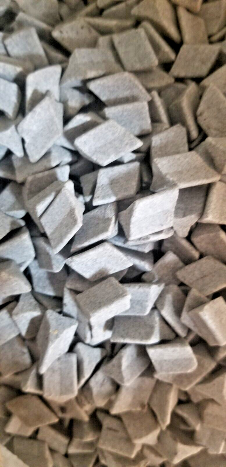 1 lb Ceramic Tumble Media Tri-Star Angle Cut