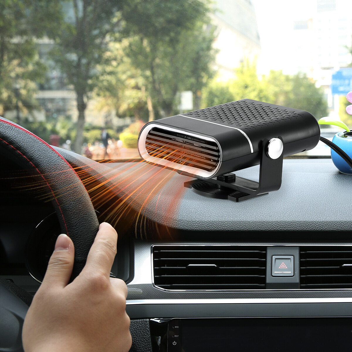 12V 150W Portable Electric Car Heater Heating Fan Defogger Defroster Demister