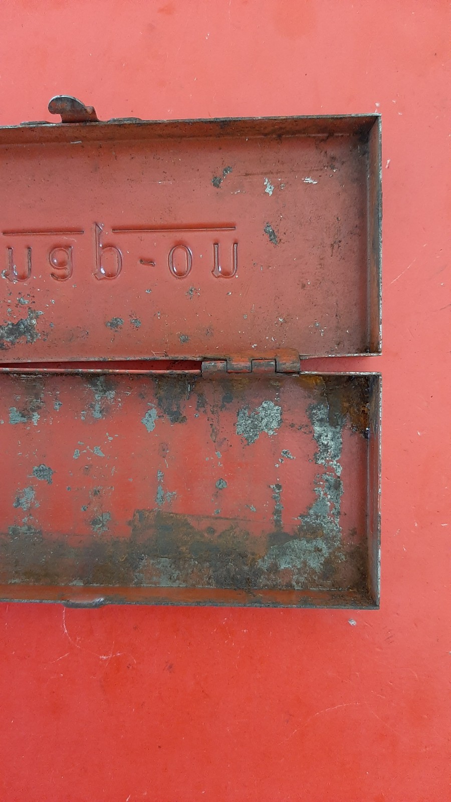 Vintage Snap-On Tools USA Socket Wrench Box Metal 6”x 2.5” Steel Case Only