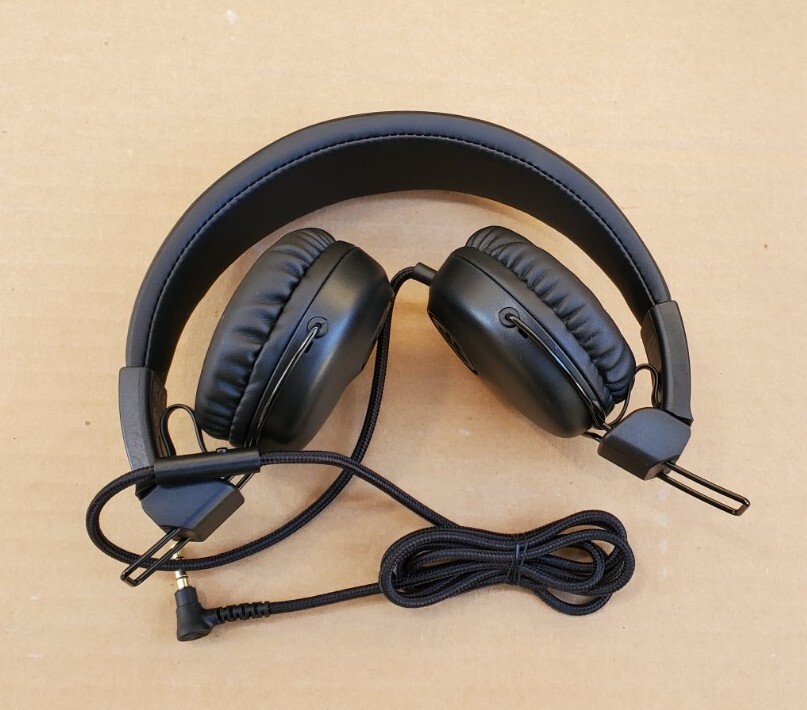 JLAB STUDIO ON EAR WIRED HEADPHONES BLACK COLOR  3.5MM JACK PLUG