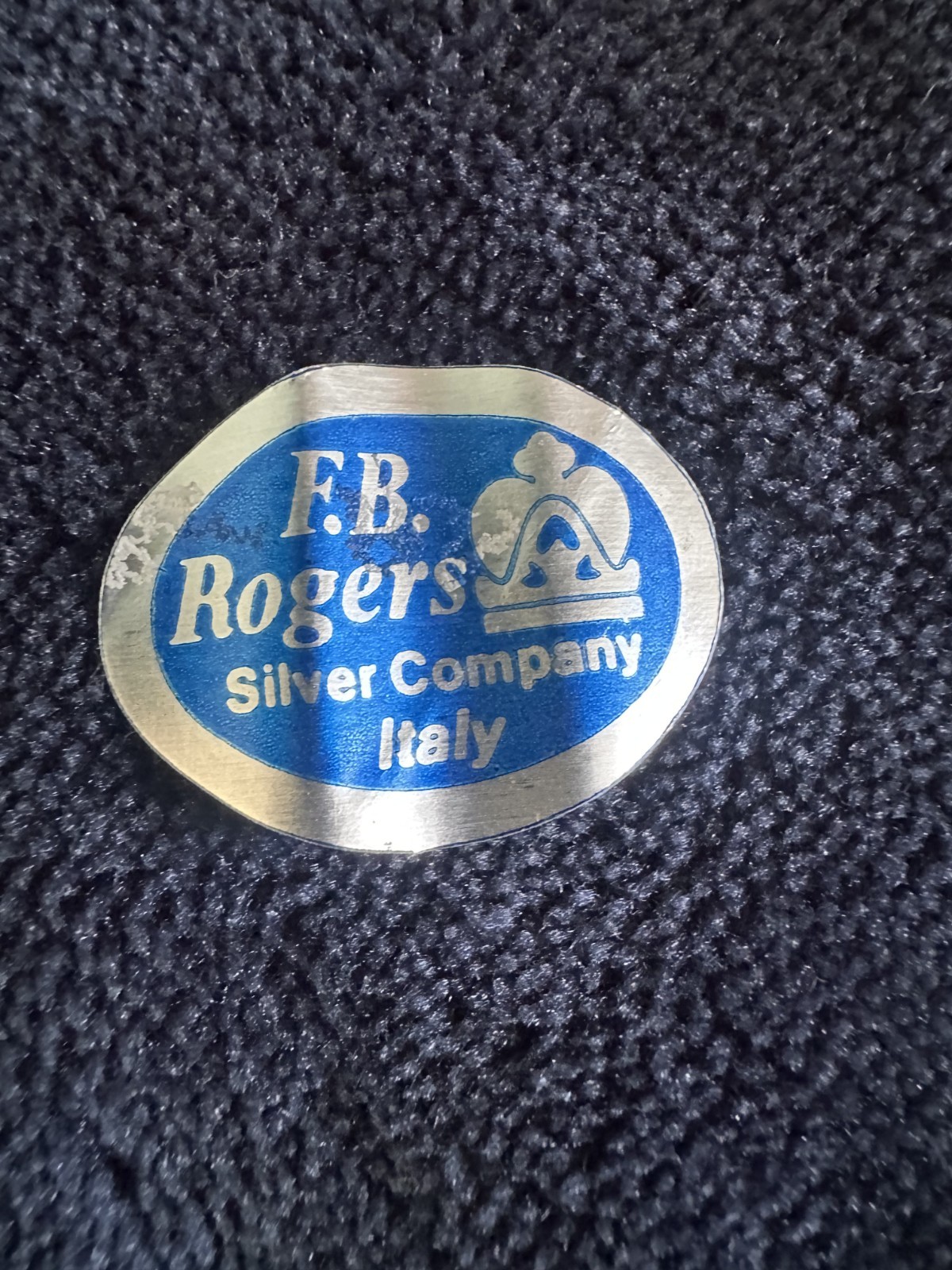 Vintage Crystal Decanter w/ Silverplate Spout & Handle Ice Core Insert