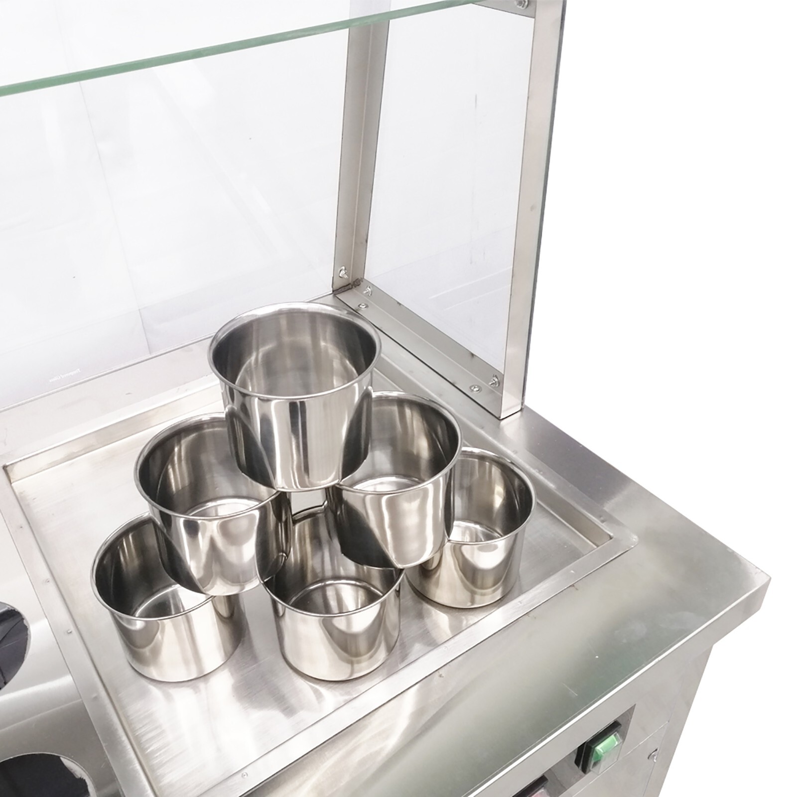 Thailand Ice Cream Roll Machine Fry Ice Cream Machine Frozen Yogurt Machine New