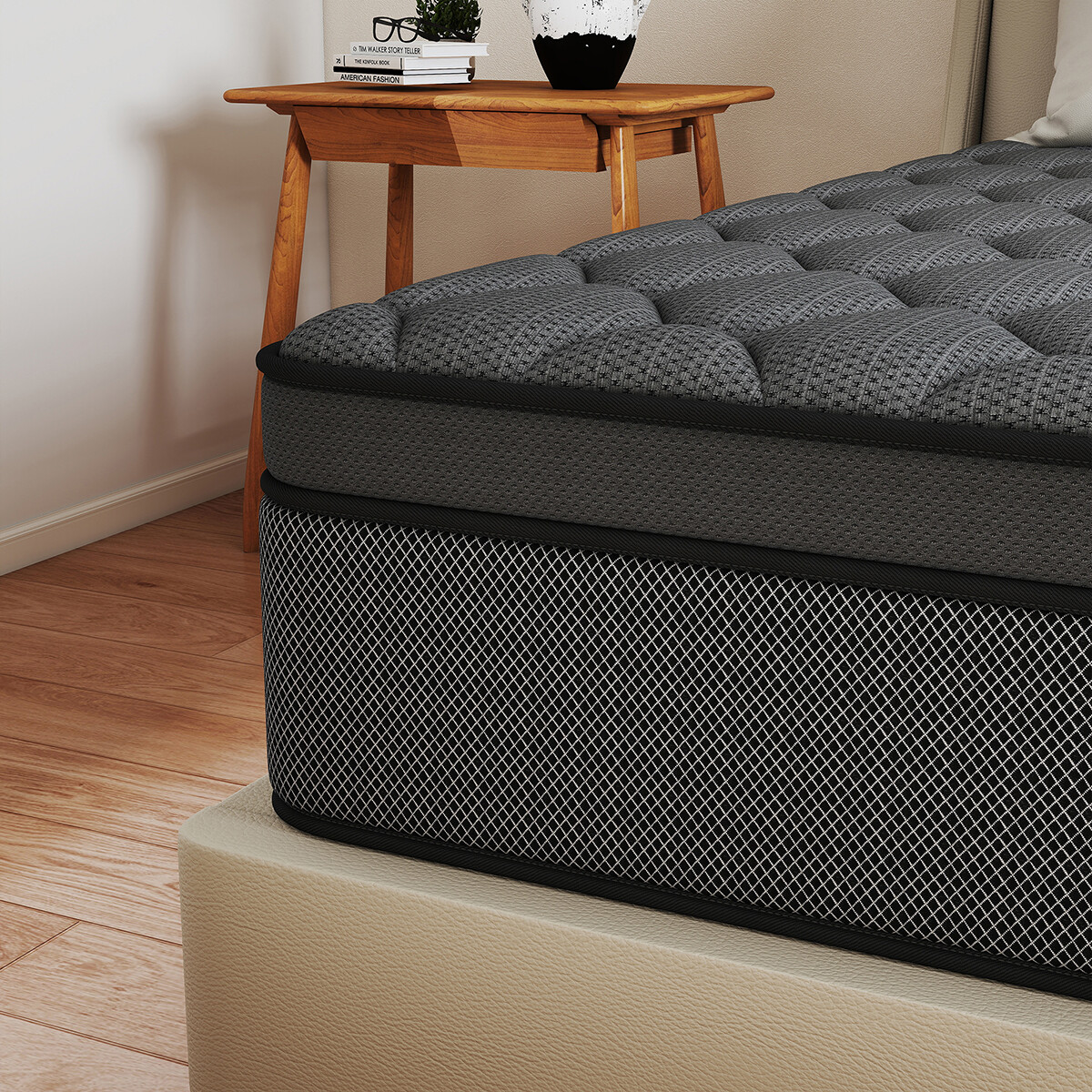 12" Mattress In a Box Gel Memory Foam Pocket Spring Twin Full Queen King Size