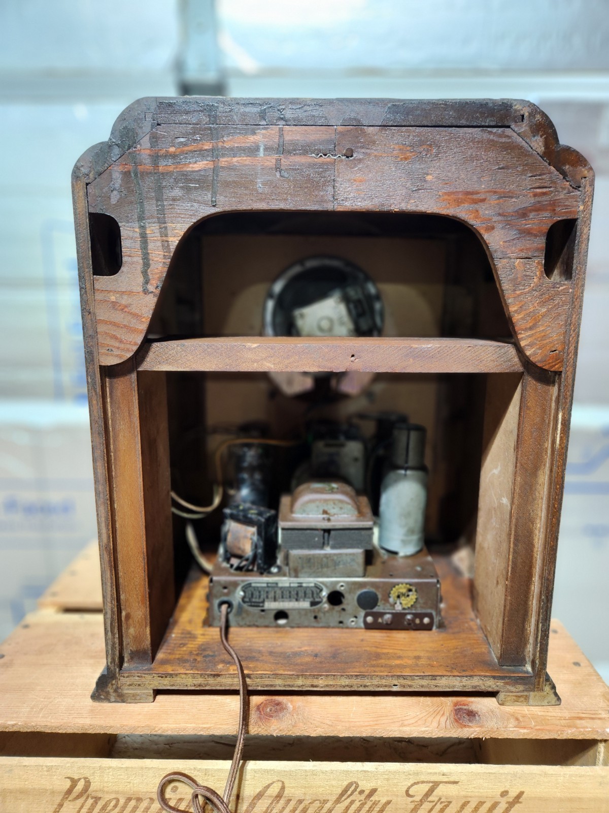 Art Deco CROSLEY Tombstone Table Top Tube Radio 1933/34 ~ Model 184