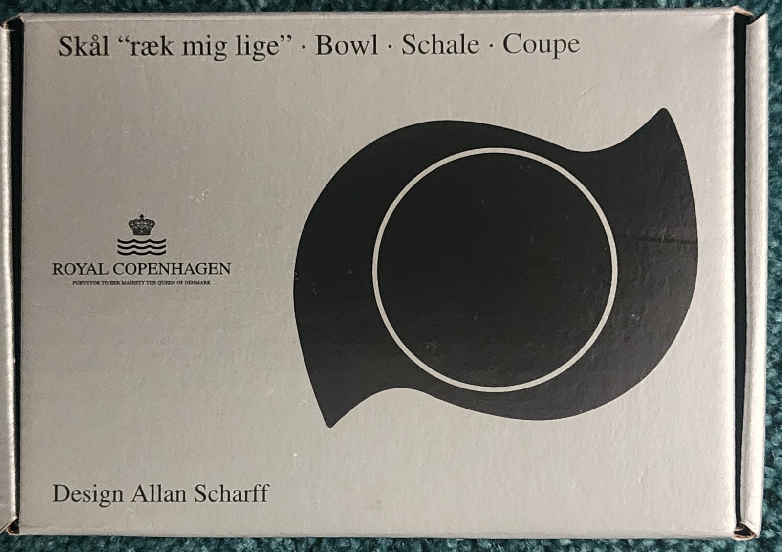 Vtg Georg Jensen Royal Copenhagen By Scharff "Please-Pass-Me" Small Bowl NIB