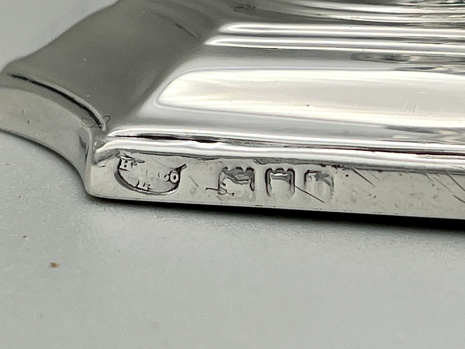 VICTORIAN STERLING SILVER TAPERSTICK, HAWKSWORTH, EYRE & CO, LONDON, 1897