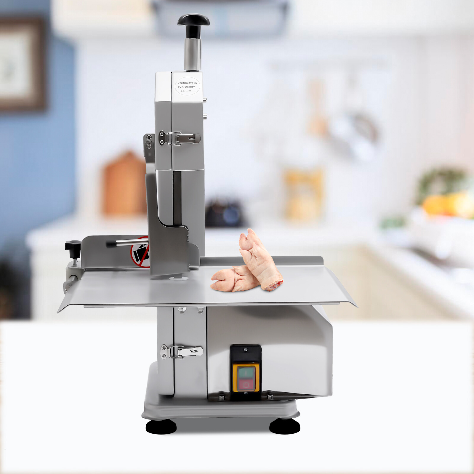 Commercial Electric Frozen Meat Cutting Machine Band Saw Blade Bone Cutter 650W