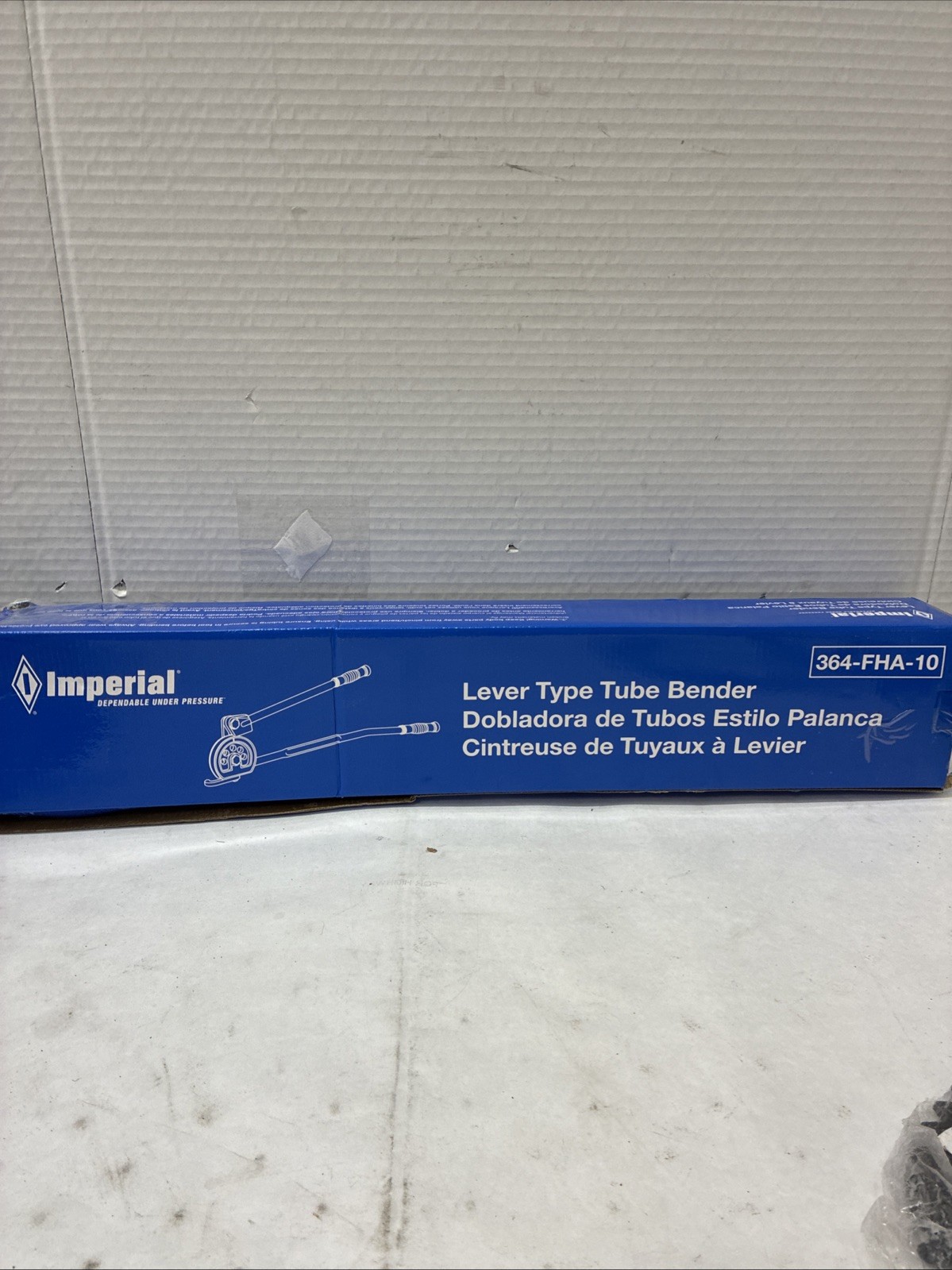 Imperial 364-FHA-10 5/8" Tubing OD 180° Max Angle Non-Slip Grip Lever Bender