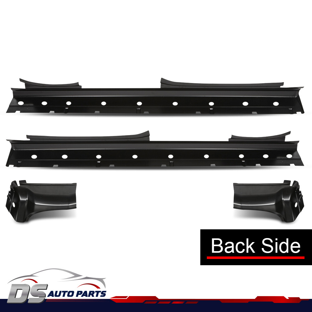 Fit For 14-18 Chevy Silverado GMC Sierra Double Cab Rocker Panels & Cab Corners