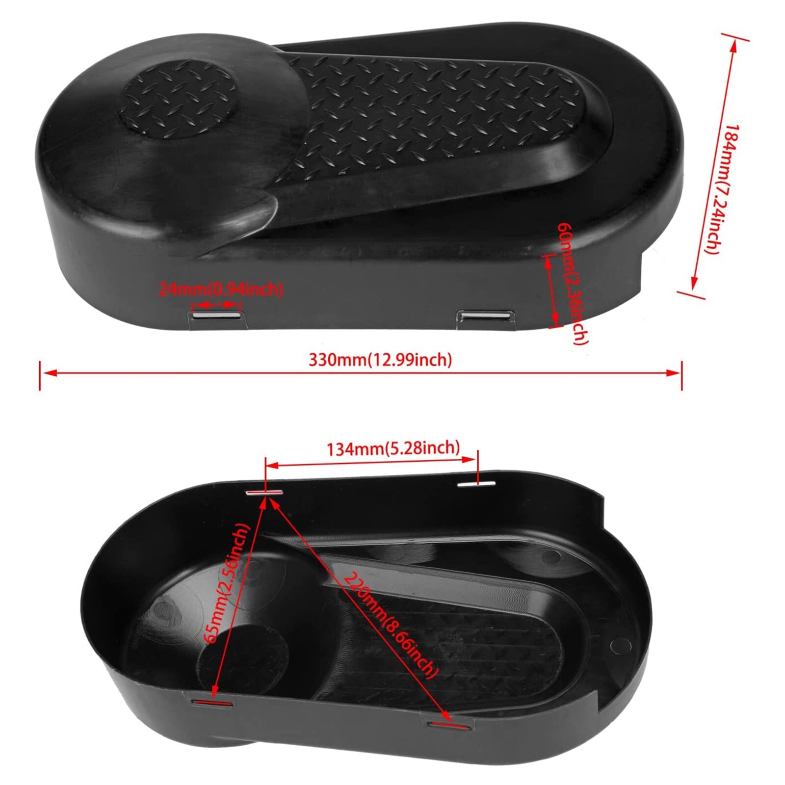 Plastic Clutch Cover for Mini Bike Baja Warrior Heat Coleman CT200U CT200U-EX