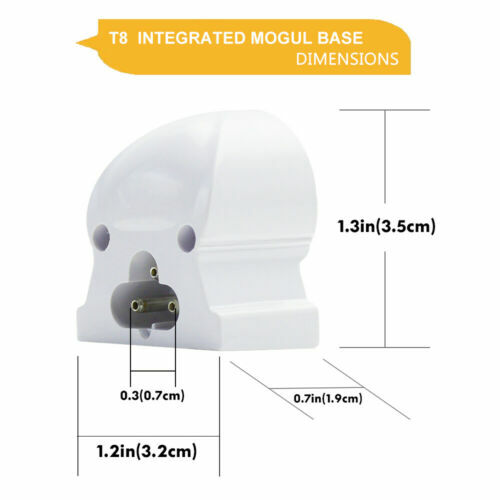 25 Pack T8 8FT LED Tube Light Bulbs 72W 6500K 8 Foot LED Shop Light Fixture