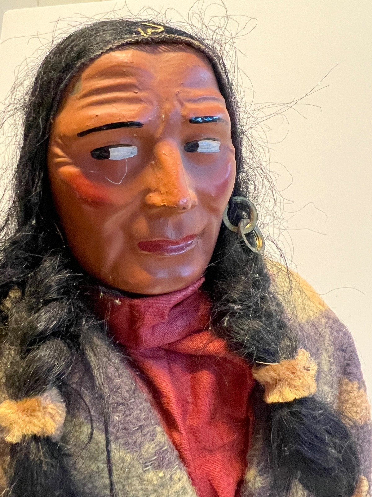 Antique Original Native American Skookum Doll ("Bully Good" Doll) Early 1900's