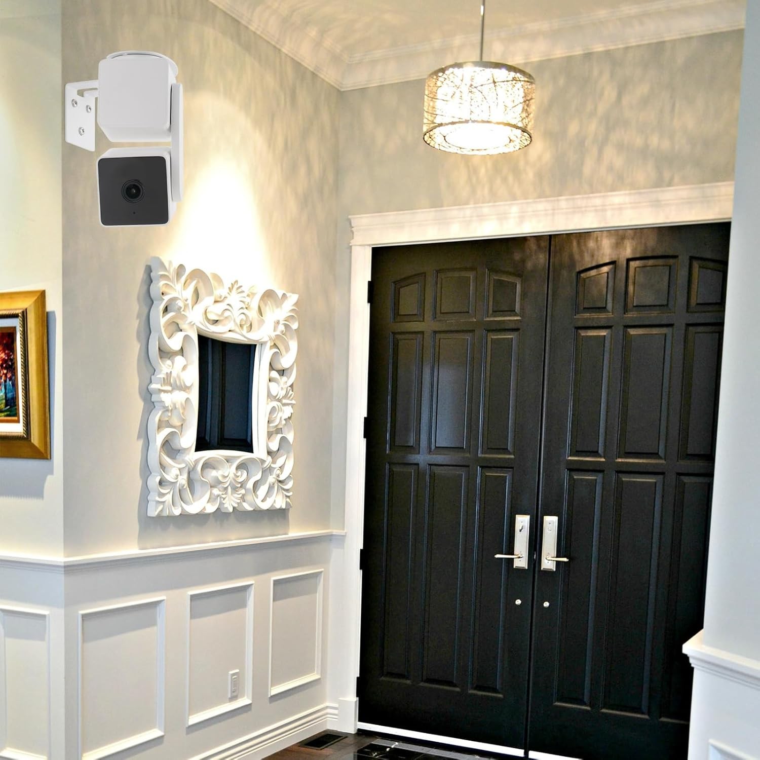 2pack Corner Camera Wall Mount For Wyze Cam Pan V3/wyze Cam V4maximum Coverage..