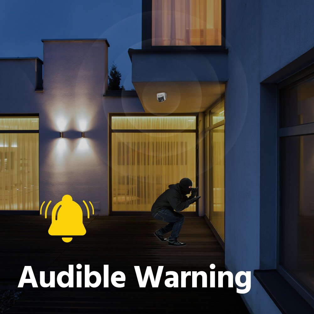 ANNKE 6MP POE Security IP Camera Dual Lens Outdoor Color Night Two-Way Audio AI