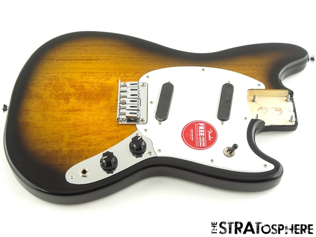 Fender Squier Sonic Mustang Series LOADED BODY Guitar Parts Ceramic, 2TS