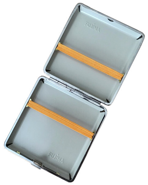 Regular or King Size Double Sided Crush-Proof Leather Cigarette Case - 3032