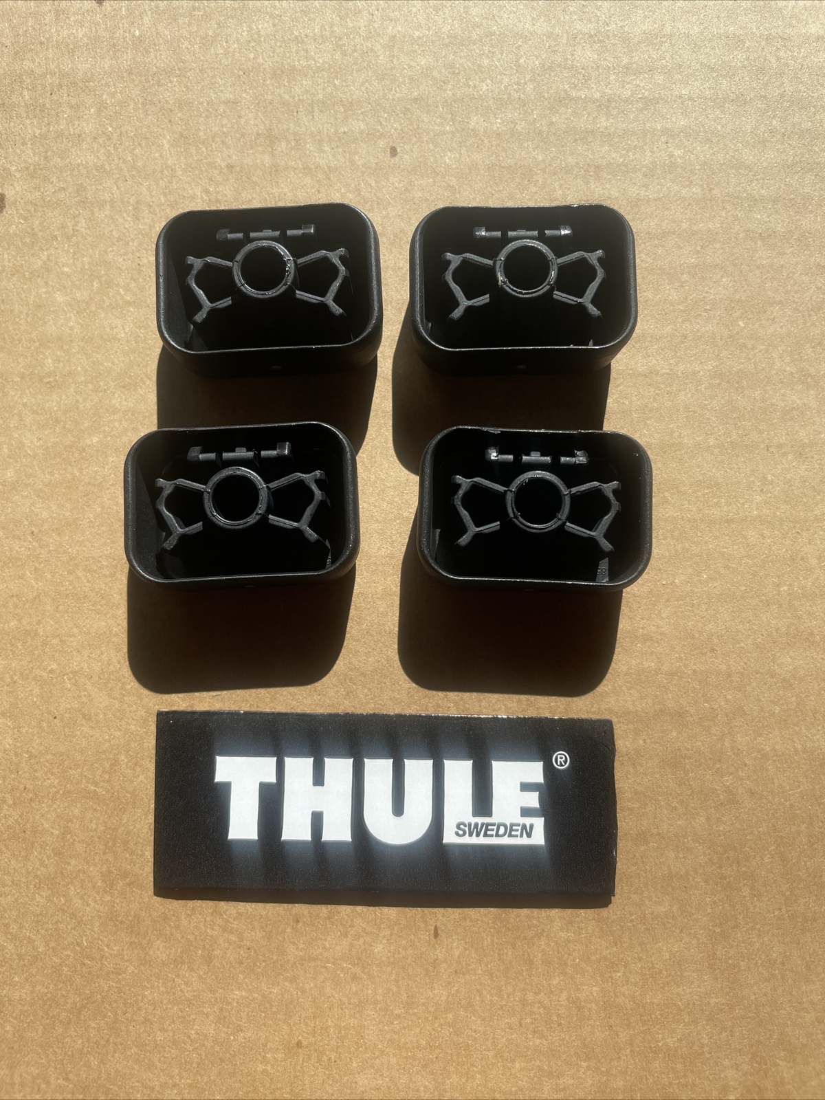 Thule End Caps Replacements (4-Pack) *NEW MODEL* for Thule Square Bar Evo 2018+
