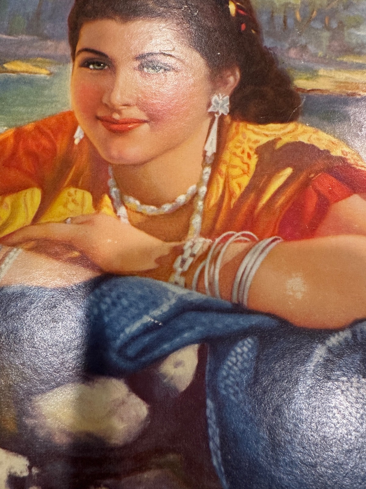 1940s Orange Crush advertising sign from Mexico