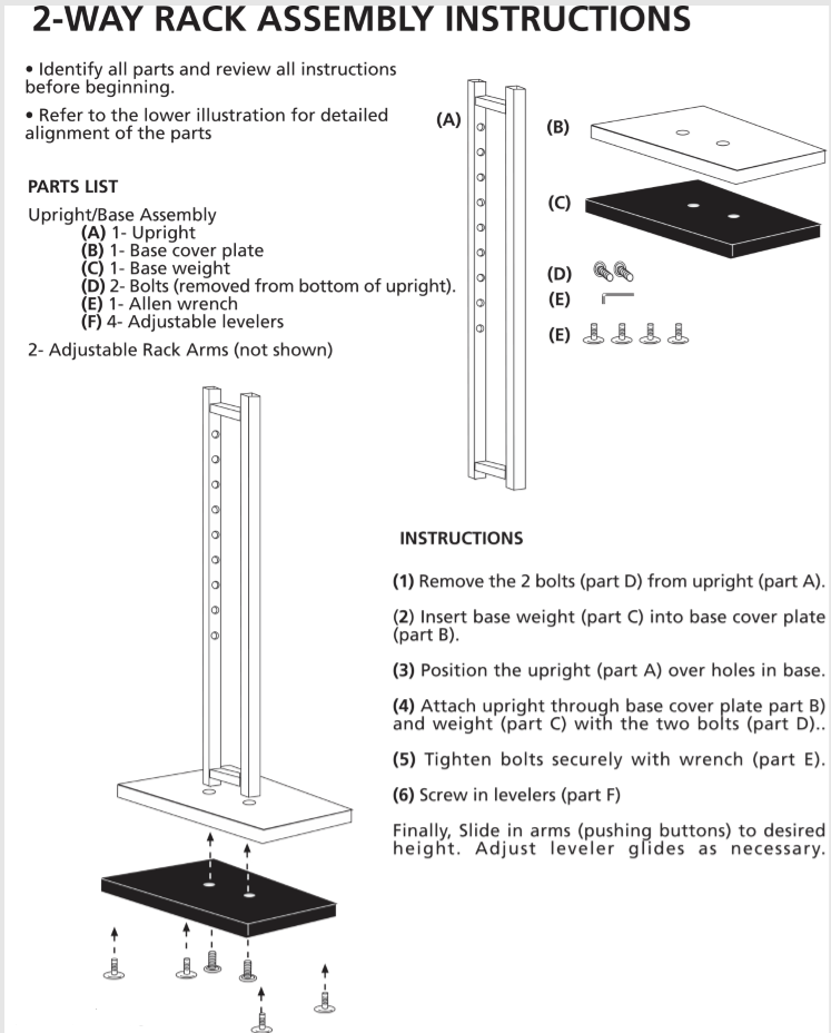 Clothes Rack Two Way 2 Straight Arms Clothing Retail Display Black 72" Metal
