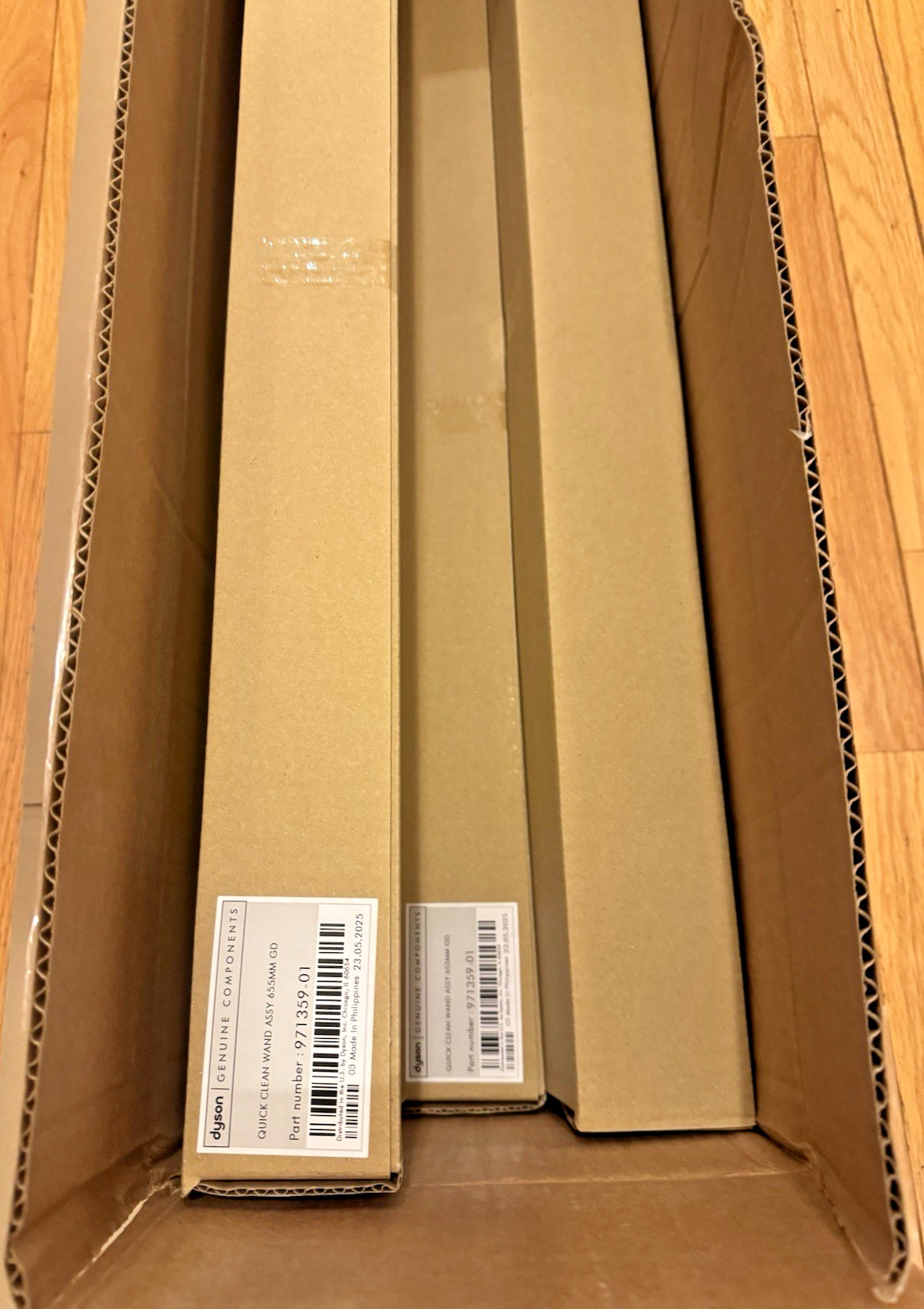 NEW Genuine DYSON V15 Detect Wand Quick Release Stick Tube with Crevice Tool