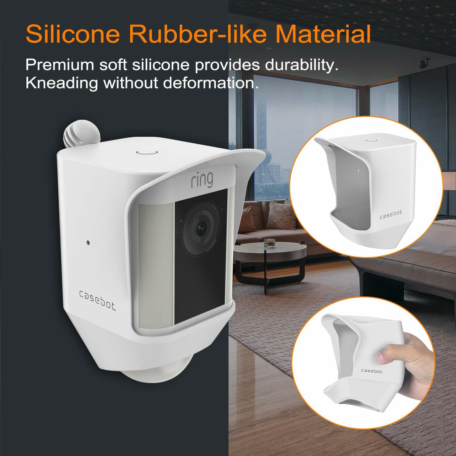 for Ring Spotlight Battery Cam UV Light &Weather Resistant Protective Skin Cover