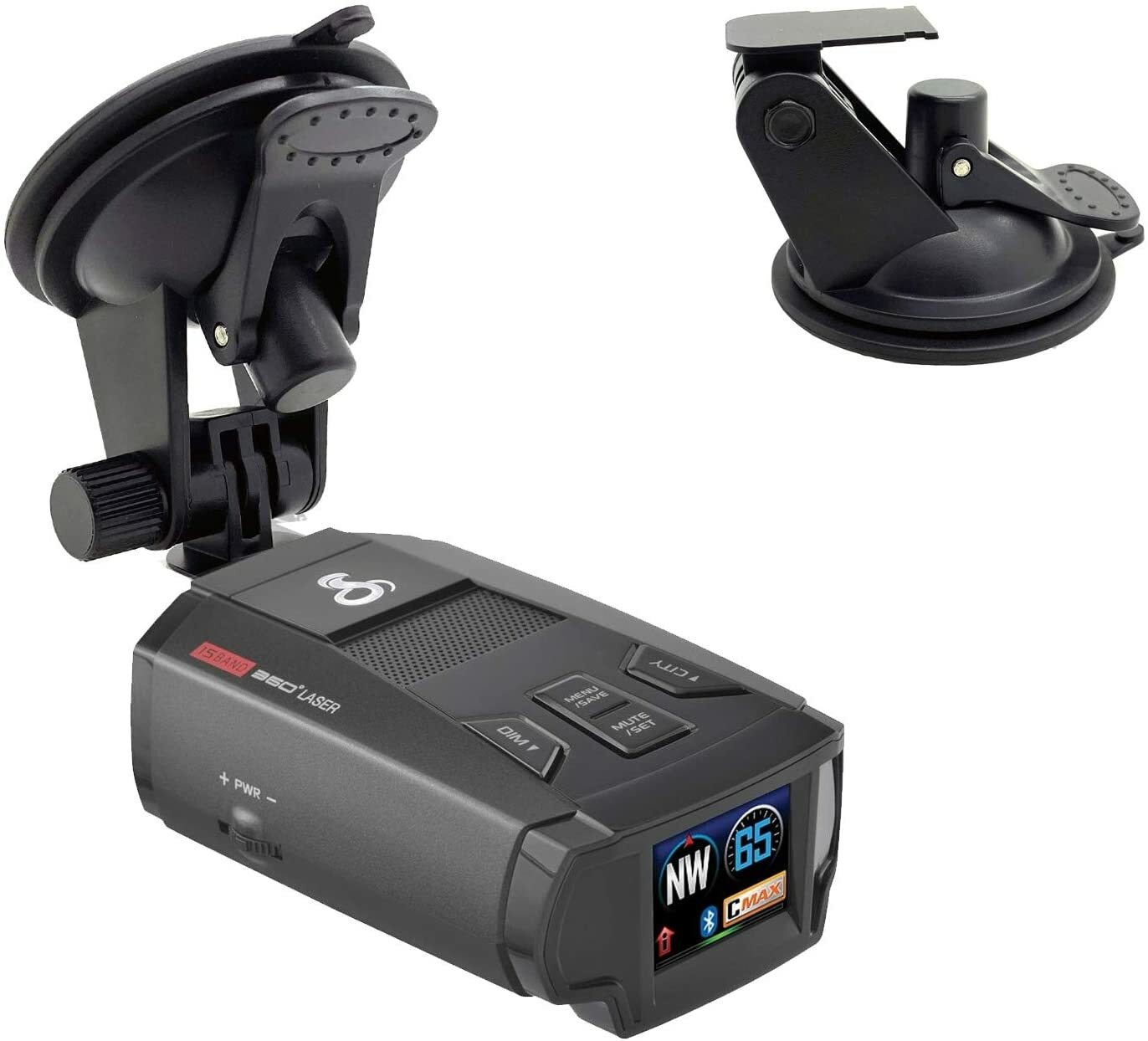 Super Suction Mount for Current Cobra IRAD 480 480i 380 ESD SPX Radar Detector