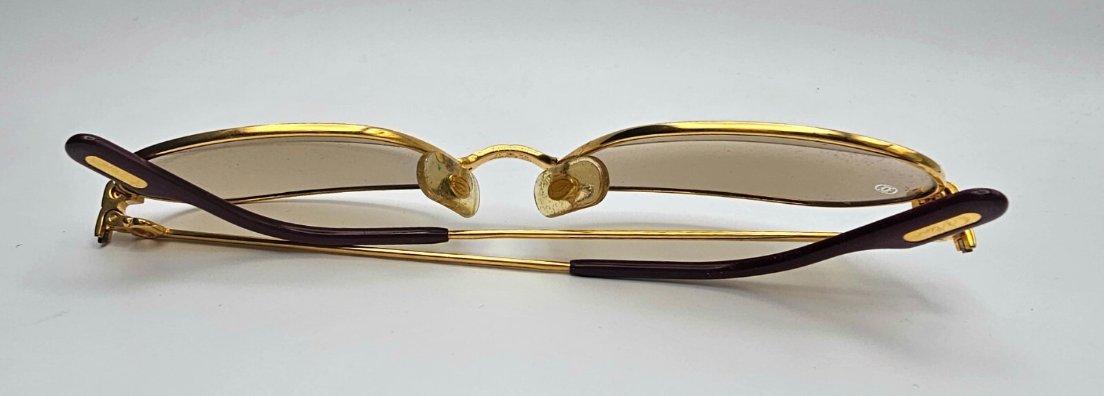 NEW! Cartier Glasses Nose Pads Replacement - Big Size Gold/Silver - 1 Pair