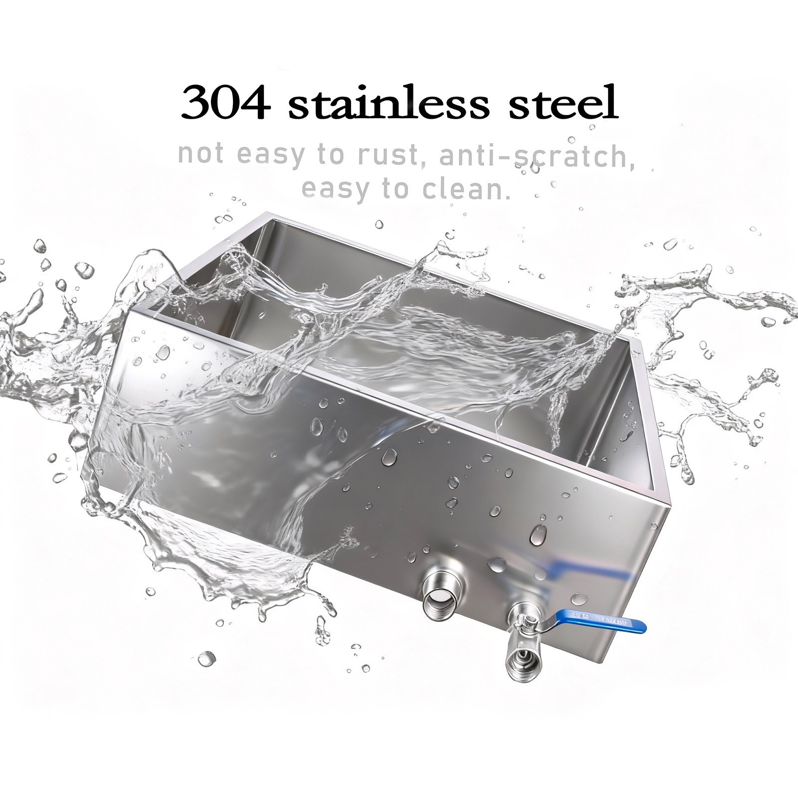 Marada Maple Syrup Evaporator Pan 304 Stainless Steel Valve