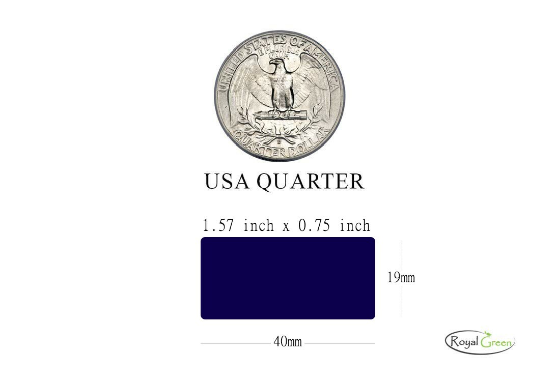 Rectangle Coding Labels For Marking Office File 1.57" x 0.75" Stickers 640 Pack