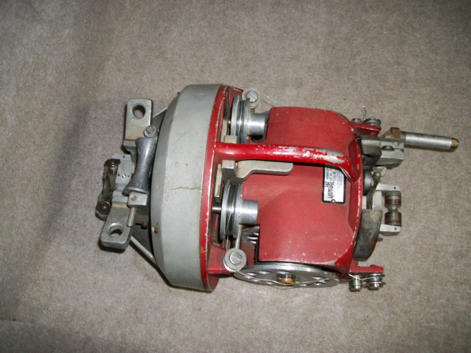 NICE CABLE SPINNING EQUIPMENT MODEL 1050 LINEMAN LASHER MACHINE WITH CASE