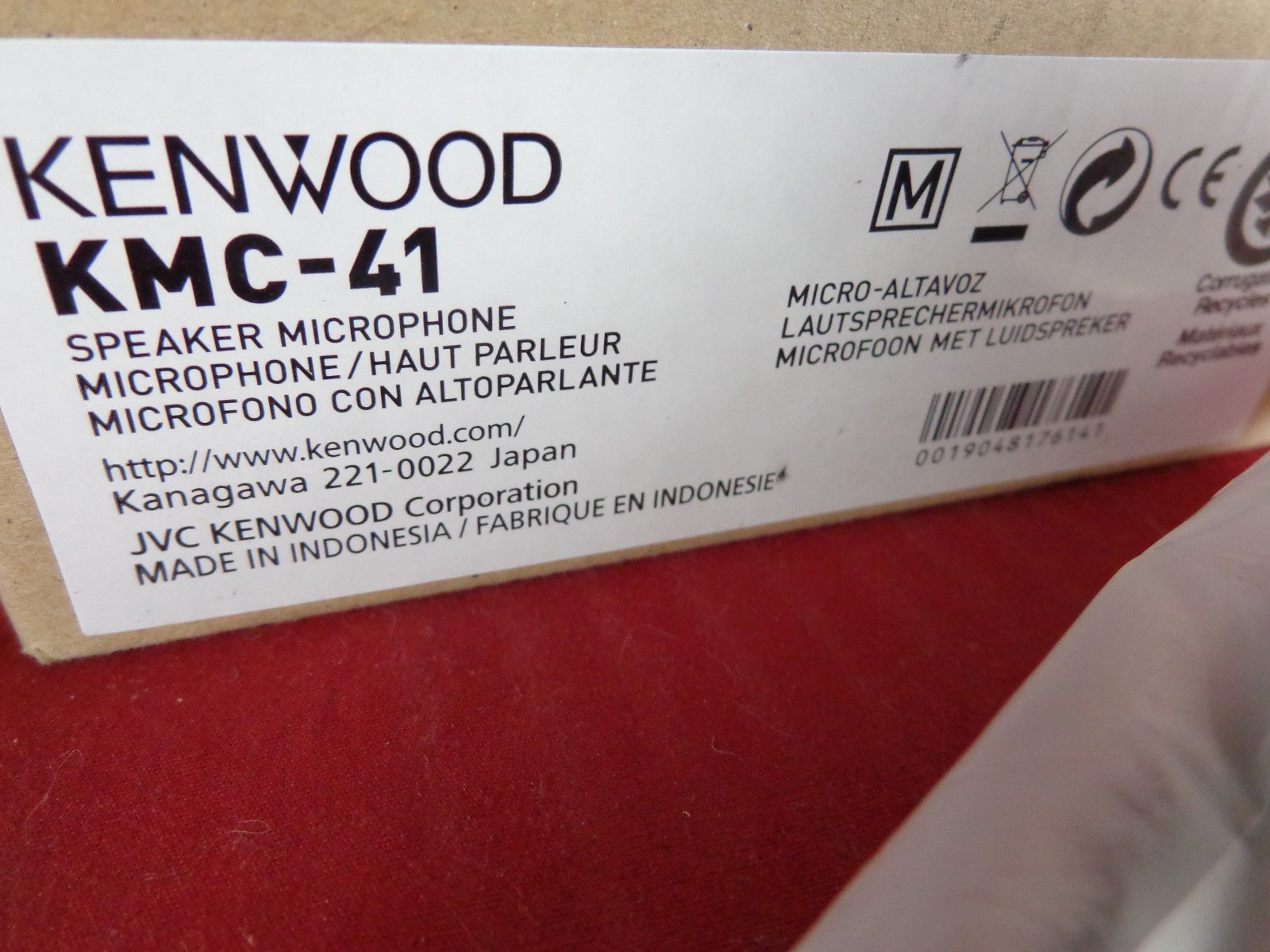 OEM KENWOOD KMC-41 KMC41 Speaker NX210 NX410 NX411 TK490 TK5400 - FREE SHIPPING