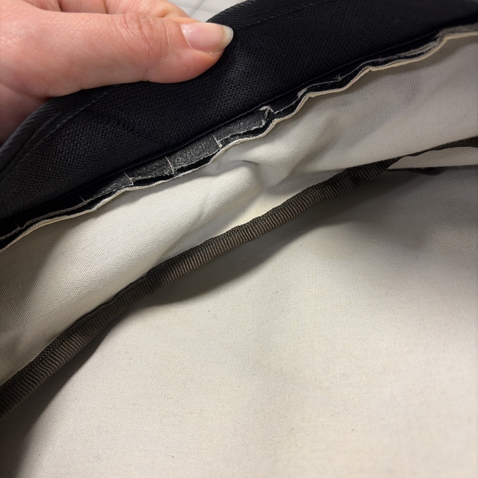 Great Repro Civil War era Man's Black Rubberized Wheel Cap, SZ 7 1/4 - Film Used