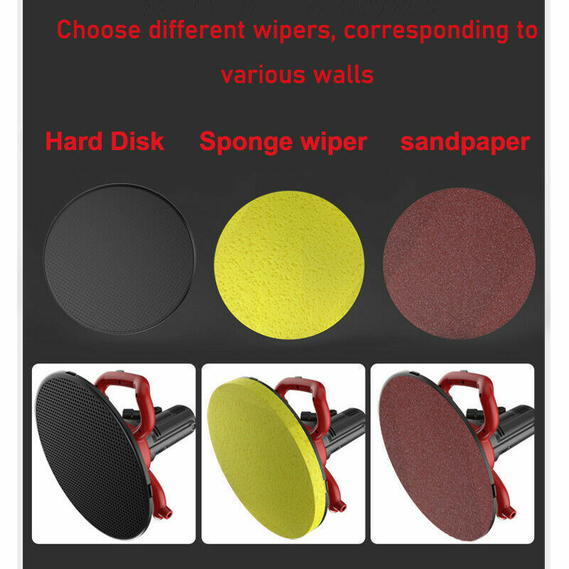 New 1680W 220V Cordless Electric Trowel For Mortar Concrete Mud Cement Wall Tool