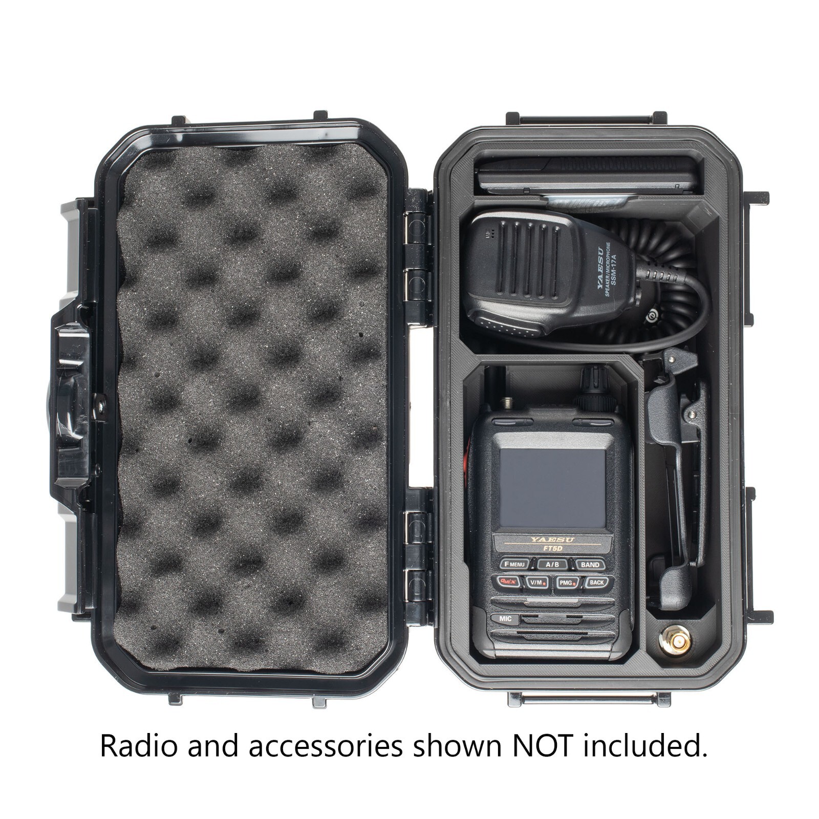 Yaesu FT5DR FT-5DR FT5 Handheld Portable Radio Storage Case for Battery Antenna