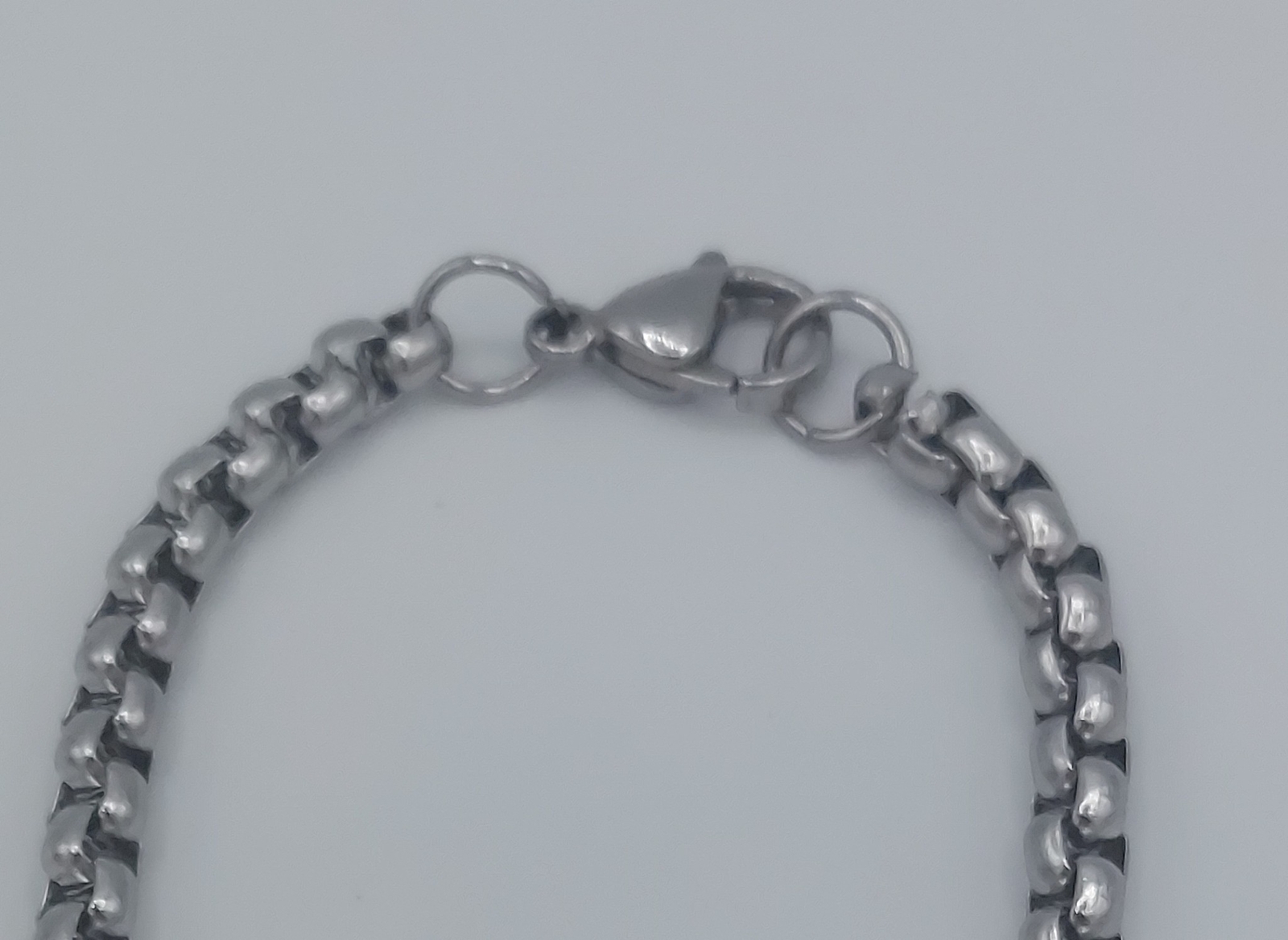 2/2.5/3/4/5mm 16-60" SMOOTH BOX ROPE SILVER STAINLESS STEEL CHAIN NECKLACE