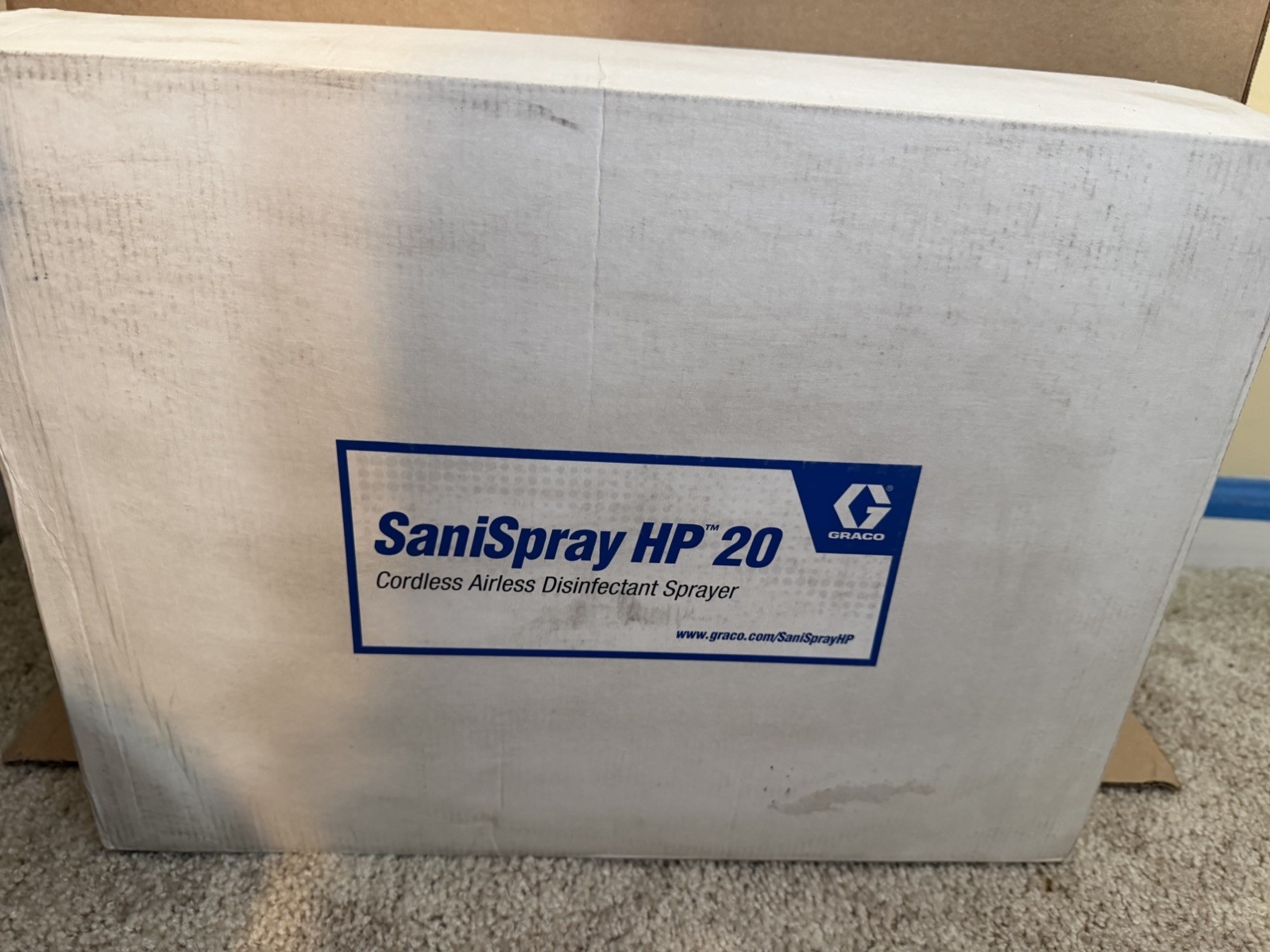 Graco SaniSpray HP20 Cordless Handheld Sprayer *w/ 2 DEWALT Batteries & Charger*