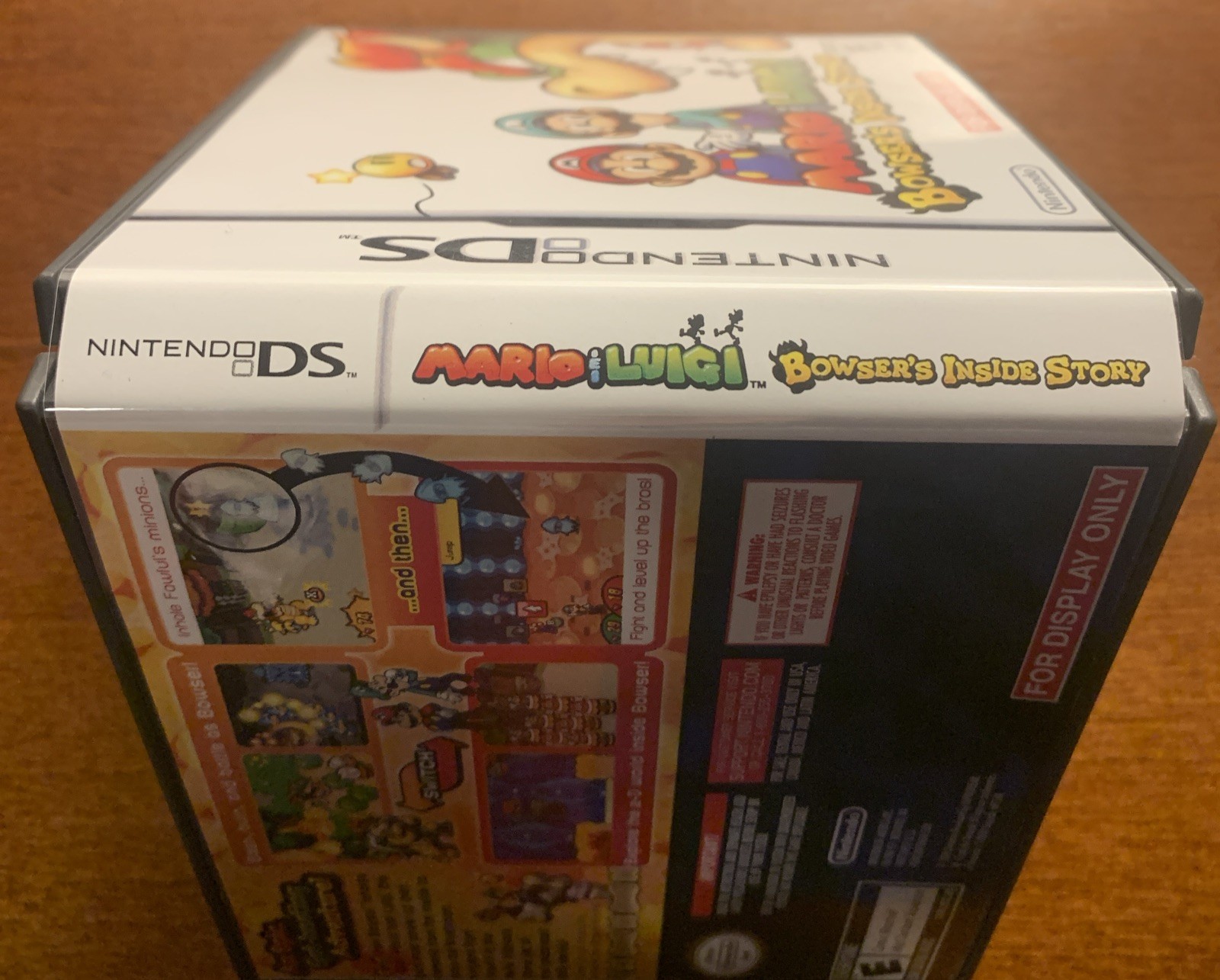 Mario & Luigi Inside Story / Nintendo DS Replacement *Case ONLY For Display Only